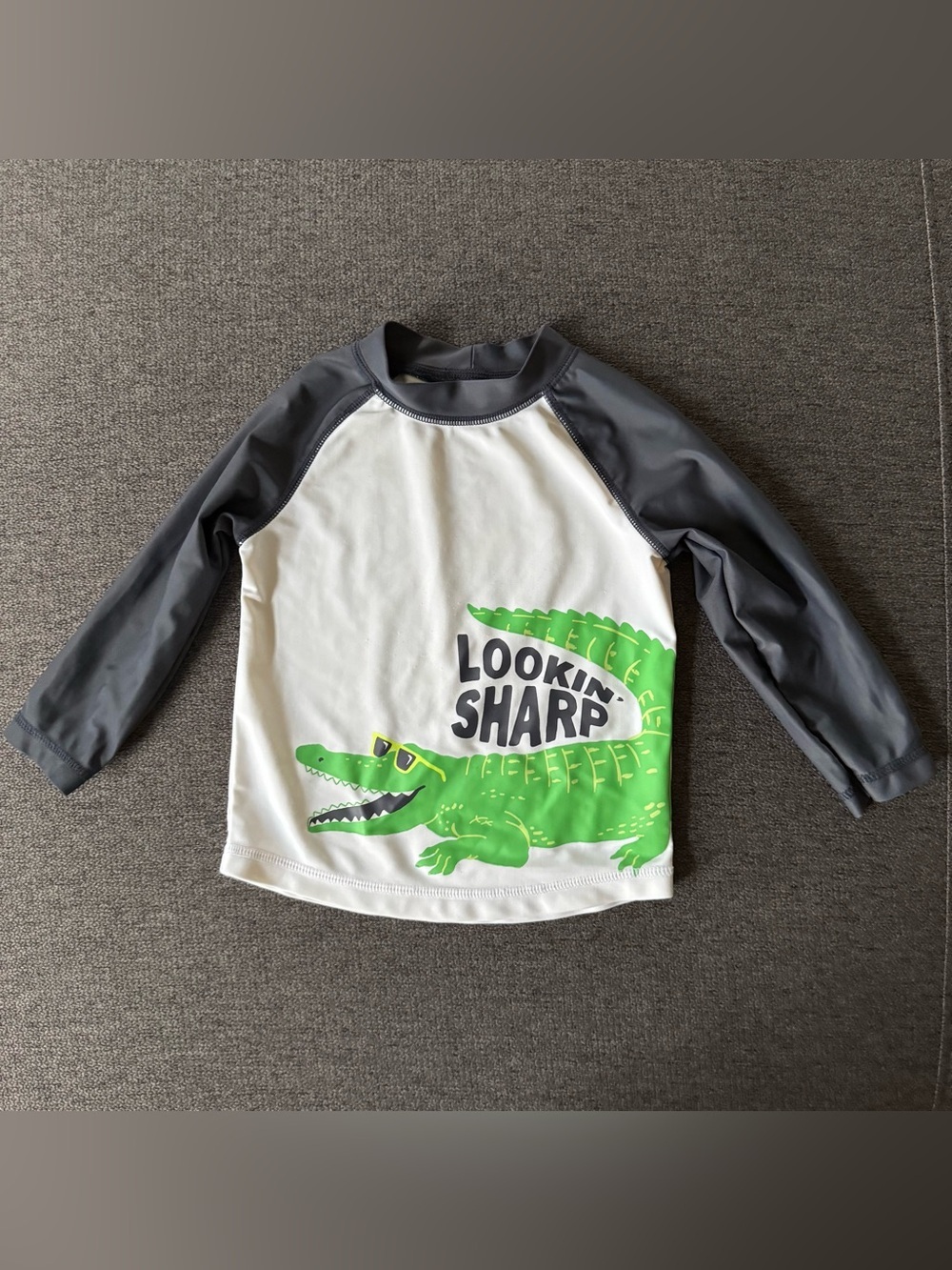 Baby Boy Bundle 18M Rashguard 3PC Set Lot Long Short Sleeve Graphic Beach - Picture 5 of 6